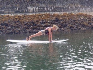 Pilates on the water