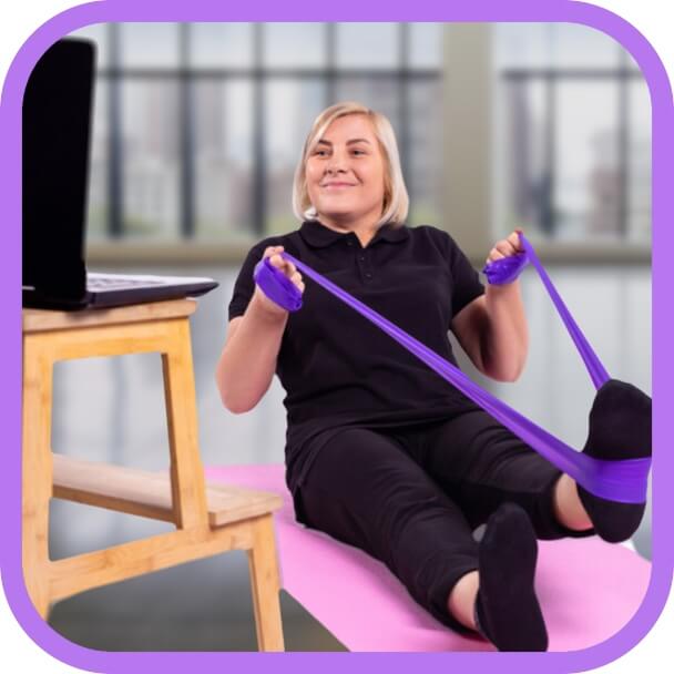 eleven live online exercise classes every week